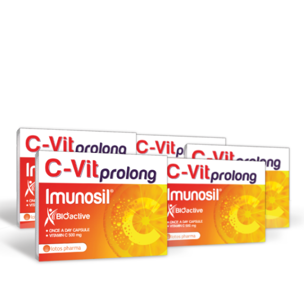 5 x C-Vit Prolong Imunosil®, 15 kapsulas