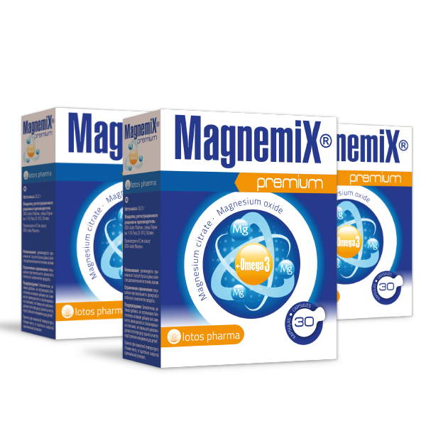3 x Magnemix® Premium, 30 kapsulas 