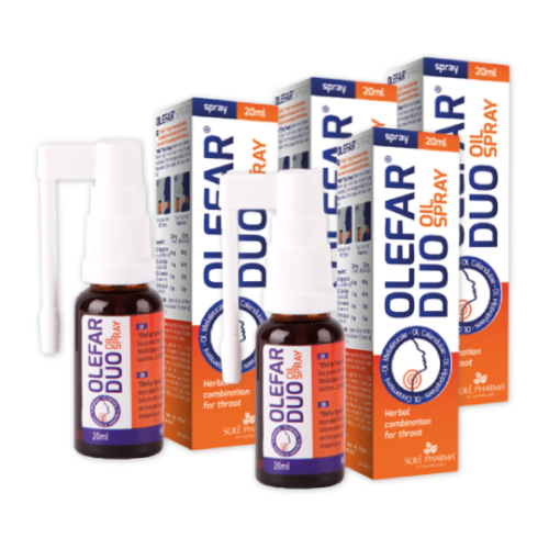 4 x Olefar® Duo Oil Spray aerosols, 20 ml