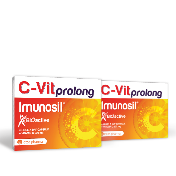 2 x C-Vit Prolong Imunosil®, 15 kapsulas 