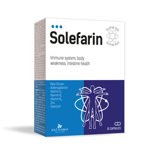 Olefar® Duo Solefarin, 15 kapsulas 